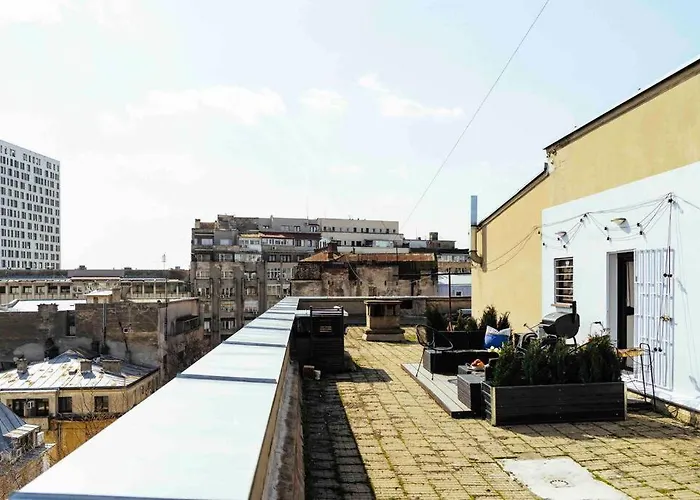 Amazing Views Rooftop Flat - Amzei Square